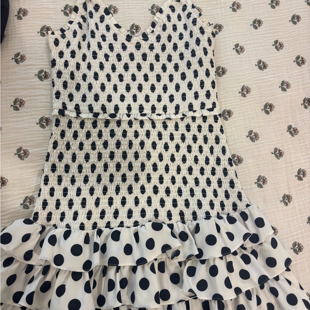 DO+BE Black and White Textured Dress